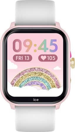 Ice Watch Ice Smart Junior 2.0 - Kindersmartwatch - Siliconen - Roze/Wit - Ø 38 mm — thumbnail 1