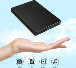 Externe Harde schijf 1 TB - Ultra Dun - HDD geheugen - Harde schijf 1 TB - Externe - Blauw — thumbnail 3