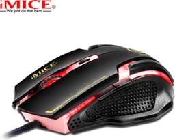 Game muis met LED verlichting - 6 knoppen - 1200/1600/2400/3200 DPI - hoge precisie - ergonomisch - — thumbnail 2