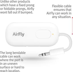 Twelve South AirFly Pro Bluetooth Transmitter 3.5mm Jack - Wit — thumbnail 5