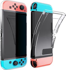 Anti-slip TPU Case Transparant Geschikt voor Nintendo Switch- Shock Case Geschikt voor Nintendo Switch - Beschermhoesje Geschikt voor Nintendo Switch - Silicone hoesje Geschikt voor Nintendo Switch - Beschermend hoesje — thumbnail 3