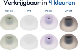 Ibley ComfortFit Siliconen oortips voor Samsung Galaxy buds 2 zwart - Siliconen Earplug - S/M/L formaat - 3 paar - 3 maten — thumbnail 5