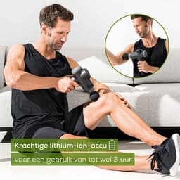Beurer MG 180 Massage Gun - Massageapparaat - Triggerpoints - 4 Intensiteitsniveaus - Tot 3.200 impulsen per minuut - 6 Opzetstukken - Tot 3 uur draadloos gebruik - 3 Jaar garantie — thumbnail 5