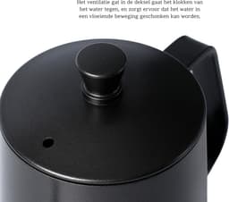 House of Husk Slow Coffee Ketel - Zwart - Pour Over Kettle - Gooseneck kettle - Heet Water Ketel - Coffeemaker - RVS - Cafetière - Pour Over - Koffie - 600 ml — thumbnail 5