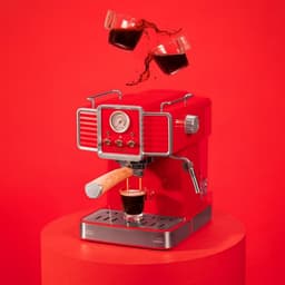 Espressomachine Power Espresso 20 Tradizionale Light Red Cecotec — thumbnail 4