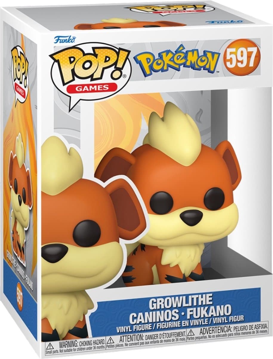 Pop Games: Pokémon - Growlithe Funko Pop #597 — afbeelding 1