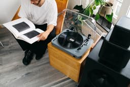 Lenco L-85 Platenspeler met USB - Grijs — thumbnail 4
