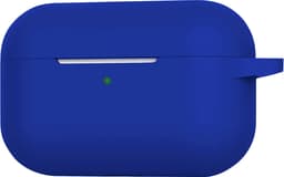 Hoesje - Geschikt voor Apple AirPods 3 - met Clip - Siliconen Hoes - Silicone Case Cover - Donkerblauw — thumbnail 3