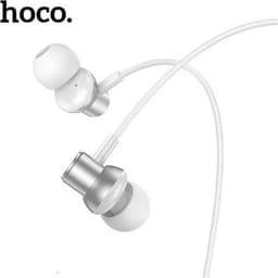 Hoco M110 Bedrade In-Ear Oordopjes 3.5mm Jack Headset Zilver — thumbnail 3