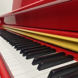 Bolan GP-1 digitale vleugel rood hoogglans - babyvleugel - elektrische piano 88 toetsen - gewogen toetsen - bluetooth verbinden met mp3 en midi — thumbnail 4