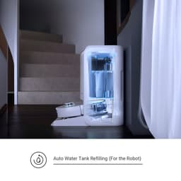 EZVIZ RS2 Robotstofzuiger - Dweil/stofzuiger - Auto-legen watertank - Zelfreinigende Dweil - 3D-mapping - Wit — thumbnail 5