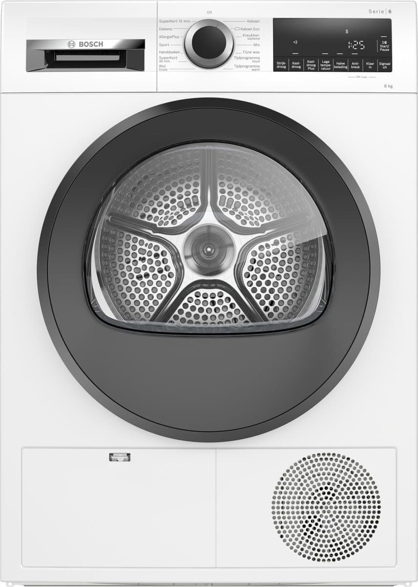 Bosch - WPG23172NL - Condensdroger - 8 kg Capaciteit - Zwart/Grijs — afbeelding 1
