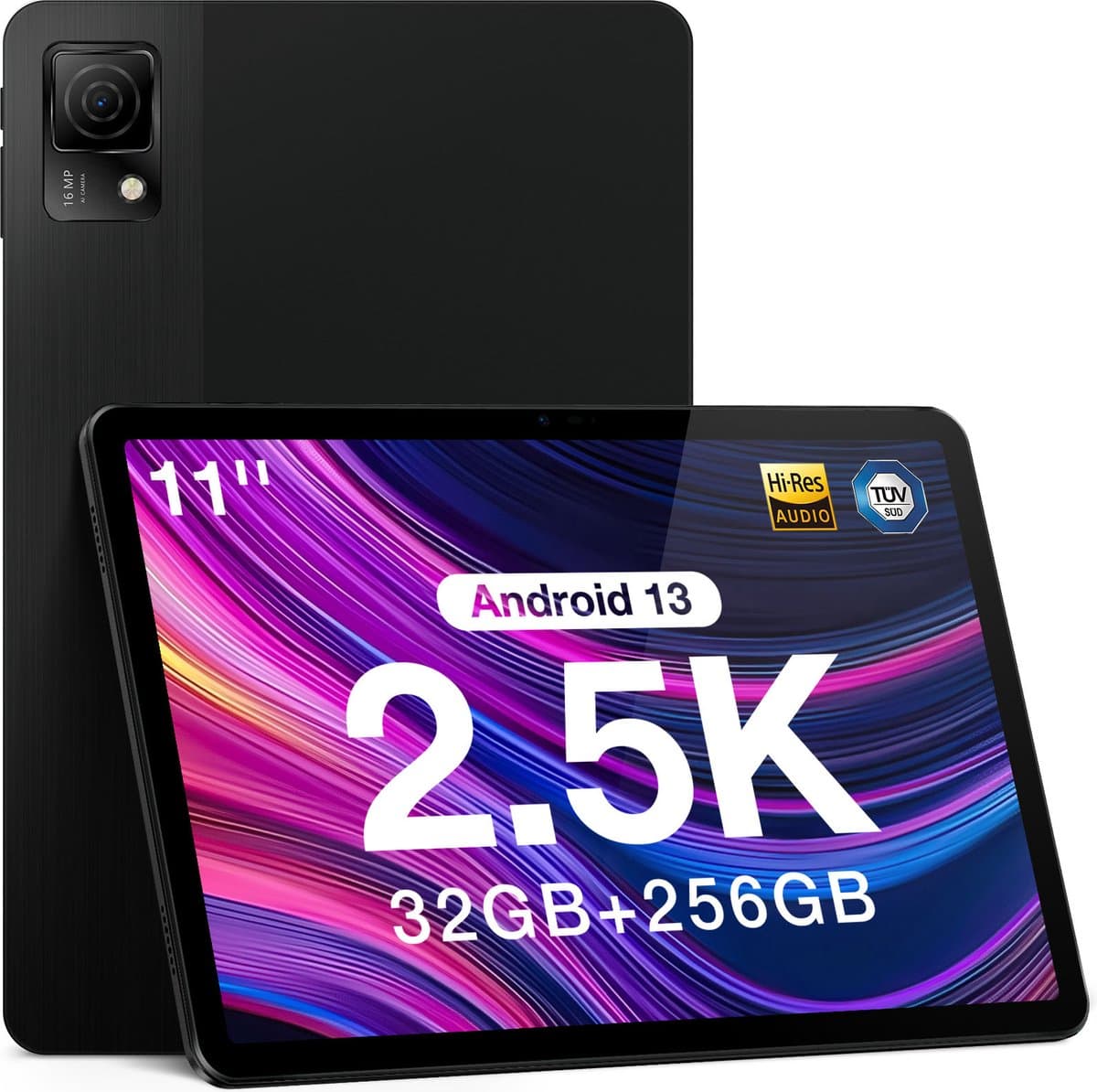 Doogee T30 Ultra NL – 11inch IPS 2.5K – Wifi – 4G – 256GB ROM – 12+20GB RAM – 8580mAh – Android 13 – Zwart — afbeelding 1