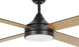 EGLO Trinidad Plafondlamp met ventilator - 122cm - AC longer life - Zwart - Dimbaar - Instelbaar wit licht — thumbnail 4