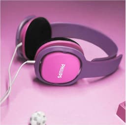 Philips SHK2000 - Kids Koptelefoon - On-Ear Volumebegrenzing - Roze/Paars - Ergonomische hoofdband — thumbnail 3