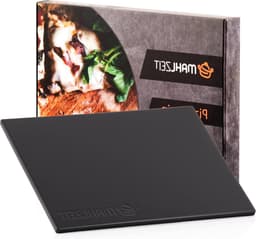 Pizza steen hoekig 38 x 30 cm - ideaal voor barbecue en oven - cordieriet steen voor grill - gasgrill ready — thumbnail 1