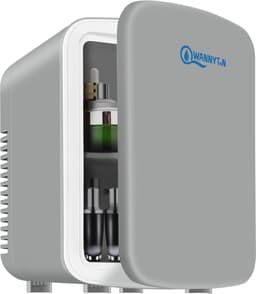 Kleine Draagbare Koelkast 4 Liter met Koeling en Verwarming - Koelbox voor Auto met Ruimte voor 6 Blikjes — thumbnail 1