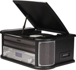 Denver Retro Platenspeler - Ingebouwde Speakers en Versterker - DAB Radio - Radio CD Speler - MRD51 - Hout — thumbnail 1