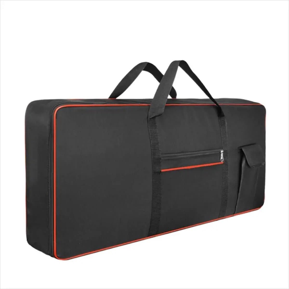 WiseGoods Luxe Keyboard Tas Waterdicht - Tassen Voor Piano Keyboards - Waterproof Beschermhoes Instrumenten - Zwart - 61 Toetsen — afbeelding 1