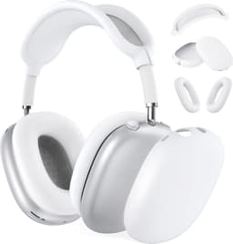 Siliconen Hoes voor AirPods Max Hooftelefoons van MMOBIEL – Siliconen Oorkussens Beschermhoes, Oorschelp Beschermhoes, Hoofdband Beschermhoes – Anti-Kras Zachte Siliconen Beschermer – Wit — thumbnail 1
