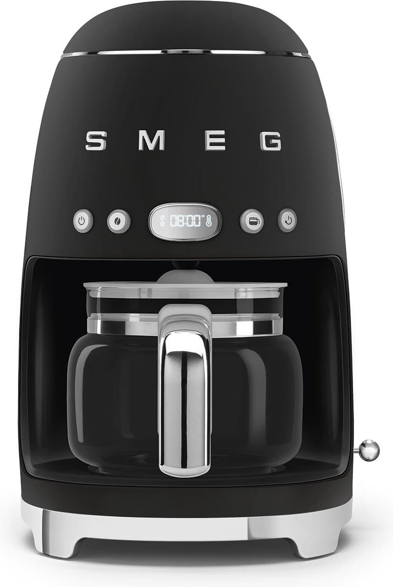 SMEG DCF02BLMEU - Filterkoffiemachine - Mat zwart — afbeelding 1