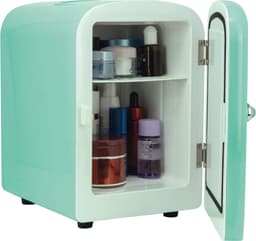 Multis Mini Koelkast - Minibar - Draagbaar - Skincare, Medicijnen, Eten en Drinken - Vrijstaand - Stil en Lichtgewicht - 4 Liter - Groen — thumbnail 2