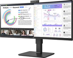 LG 34BQ77QC-B - QHD Curved Ultrawide Monitor - USB-C 90w - RJ45 - 34 Inch - Zwart — thumbnail 4