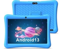 EagleSoar® Kindertablet - Kindertablet Blauw - Tablet - Tablet Kinderen - Kindertablet Vanaf 3 - 10 Jaar - Kindertablets - Kinder Tablet - Kids Tablet - Kindertablet 10 Inch - Kindertablet Deplay - Tablet Kinderen Met Houder