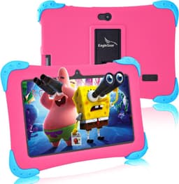 EagleSoar® Kindertablet - Kindertablet 7 Inch - Kindertablet Roze - Tablet - Tablet Kinderen - Kindertablet Vanaf 3 - 12 Jaar - Kindertablets - Kinder Tablet - Kids Tablet - Kindertablet 10 Inch - Kindertablet Deplay - Tablet Kinderen Met Houder — thumbnail 1