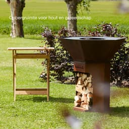 Barbecook Nestor Original - Houtbarbecue - Corten staal - 92x92x101cm — thumbnail 5