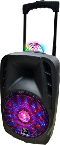 iDance Groove216MK2 Party Speaker - Draadloos - Bluetooth Speaker - FM Radio - 100 Watt - Discoverlichting - Met Microfoon en Afstandsbediening — thumbnail 2