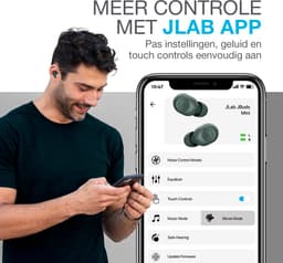 JLAB JBuds Mini In-ear Draadloze oordopjes Met Noise-cancelling Grijs — thumbnail 5