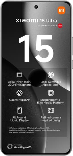 XIAOMI 15 Ultra -5G - 512 GB Zilver — thumbnail 2