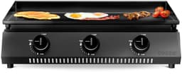 Cozze® G-700 Plancha BBQ Bakplaat - Gas Plancha - 3 Gasbranders - Grote Bakplaat voor Buiten Koken — thumbnail 1