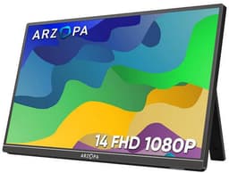 Arzopa A1S - Portable Gaming Monitor - Ingebouwde Kickstand - 60hz - 14 inch — thumbnail 1