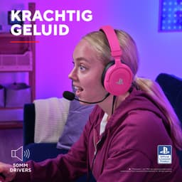 Trust GXT498R Forta - Bedrade Gaming Headset - Licensed voor PS5 - Rose — thumbnail 2