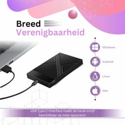 ApexArte® Harde Schijf Extern - Draagbare - 1TB Opslag — thumbnail 2