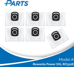 Rowenta Power XXL RO3126 Stofzakken (6 Stuks, Plus.Parts® alternatief voor ZR200540) — thumbnail 1