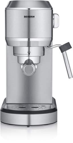 Severin KA 5997 Espressomachine ‘Newspresa’, ca. 1350 W, Hoogwaardig RVS portafilter in sterk design met krachtige Italiaanse 19 bar ULKA pomp voor een perfecte crema en ideale aromaontwikkeling — thumbnail 3