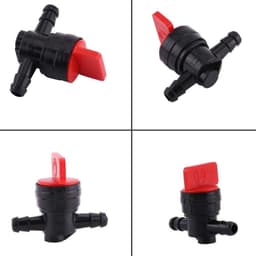 Kleine inline universele kunststof benzinekraan 8 mm voor bosmaaier grasmaaier - 2 stuks — thumbnail 5