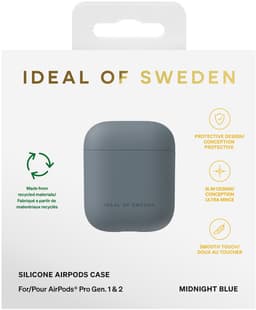 iDeal of Sweden Silicone Case voor de Apple AirPods 1 / 2 - Midnight Blue — thumbnail 4