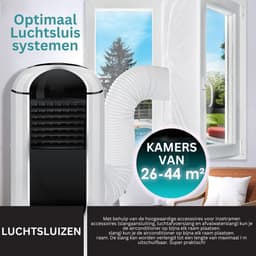 ApexArte® Mobiele Airco - Airconditioning - Ventilatoren - Airco Zonder Afvoerslang - Wit en Zwart — thumbnail 3