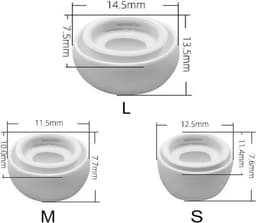 Jumada's - Dopjes geschikt voor Airpods Pro 1/2 : 3 Paar, Maat S/M/L - Siliconen Oordopjes - Eartips & Oortips - Alle maten in 1 doosje - Maat S & Maat M & Maat L — thumbnail 4