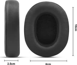 Vervangende Phreeze Oorkussens - Geschikt voor Skullcandy Crusher 3.0 / 2.0 / 360 / EVO / ANC, Hesh 3, Venue Wireless - Zwart — thumbnail 5