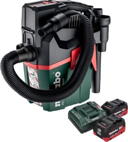 Metabo AS 18 L PC Compact accustofzuiger 18 V 6 l IPX4 stofklasse L nat en droog + 2x accu 10,0 Ah + oplader — thumbnail 3