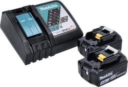 Makita DCL 184 RM accustofzuiger 18 V 54 mbar 0,5 l + 2x accu 4,0 Ah + oplader — thumbnail 2