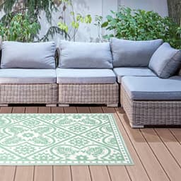 Esschert - Design - Buitenkleed - ruit - 182x122 - cm — thumbnail 5