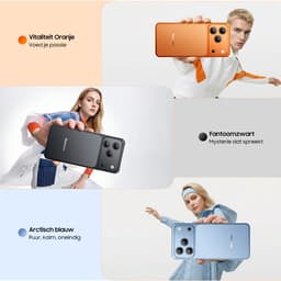 Blackview WAVE 7C Smartphone 4G - 16GB RAM - 128GB ROM - 6,56 inch - Android 16 Telefoon - 5000 mAh - Dual SIM - GPS - OTG - Oranje — thumbnail 5