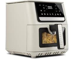 Luchtfriteuse - Airfryer - Gezond Koken - 8 Programma's - 65 Liter - Zwart