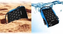 Externe Harde Schijf - Opslagmedium - Bestanden Opslaan - Waterdicht en Stofvrij - 1 TB - Zwart Blauw — thumbnail 5